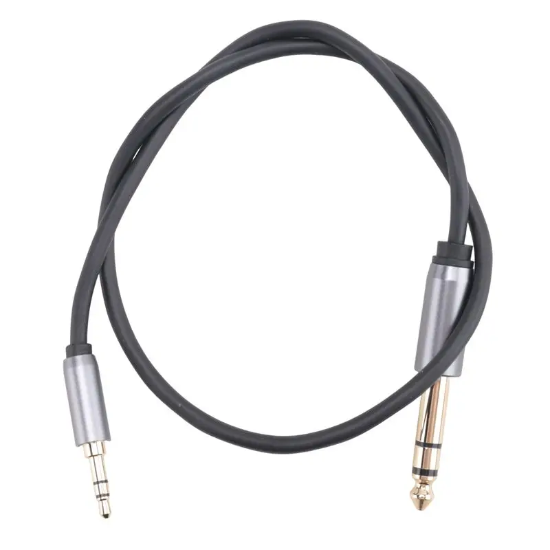 Venta diaria Cable de Audio estéreo de 3,5 Mm a 6,35 Mm 6,35 macho a 3,5 macho TRS Cable de Audio estéreo adaptador de sonido es