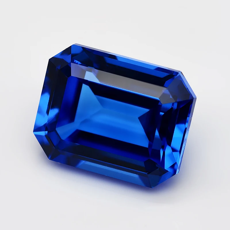 قطع الزمرد مختبر نمت الأزرق الكوبالت الإسبنيل أحجار كريمة مفكوكة ذابل الأزرق الإسبنيل الاصطناعية الماس الأحجار الكريمة Diy بها بنفسك صنع المجوهرات #4