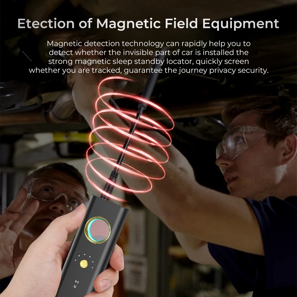 Detector de Câmera Anti Cândido, R35, 1MHz-6,5 GHz, GPS do caçador, Rastreador de sinal WiFi, Bug de escuta telefônicas, Anti-Sneak, Gadgets de disparo