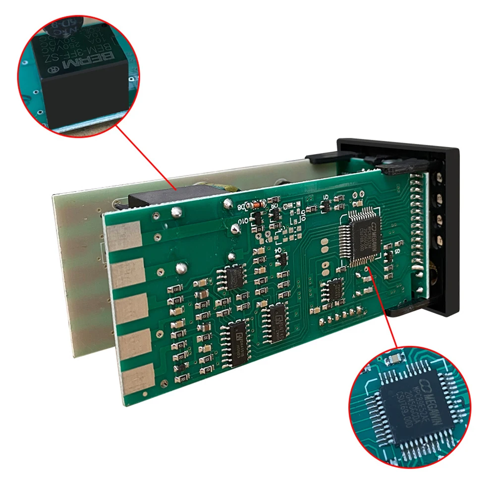 

PID Temperature Controller REXC100 with K Thermocouple and 40A Output for SSR for Reliable Thermal Process Control