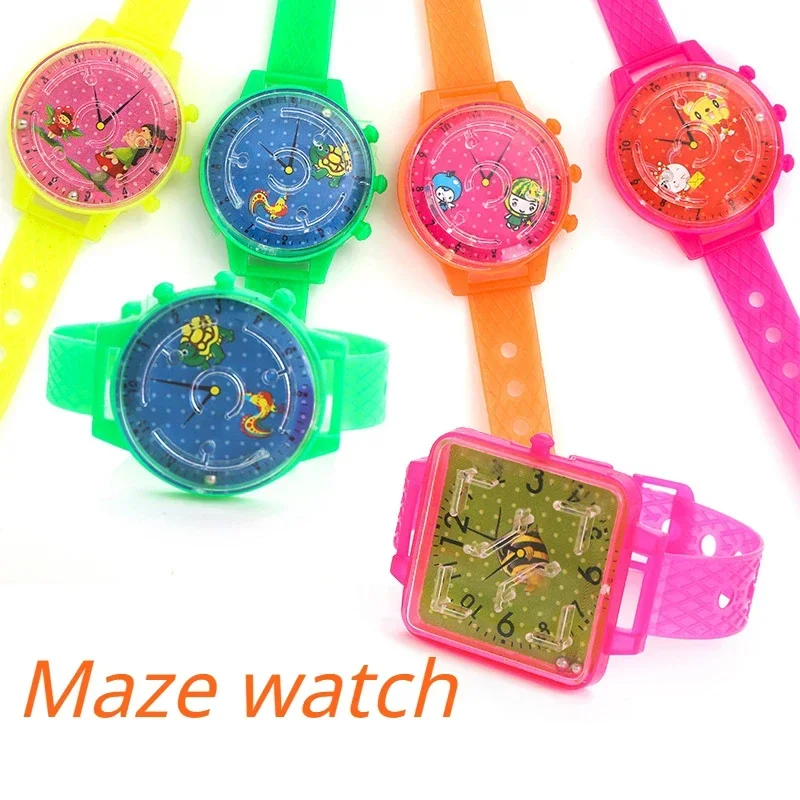 1Pc Kids Meisje Kleurrijke Houten Armbanden Kinderen Elastische Horloge Polsbandjes Baby Speelgoed Armband Educatief Speelgoed Verjaardagscadeau Sieraden