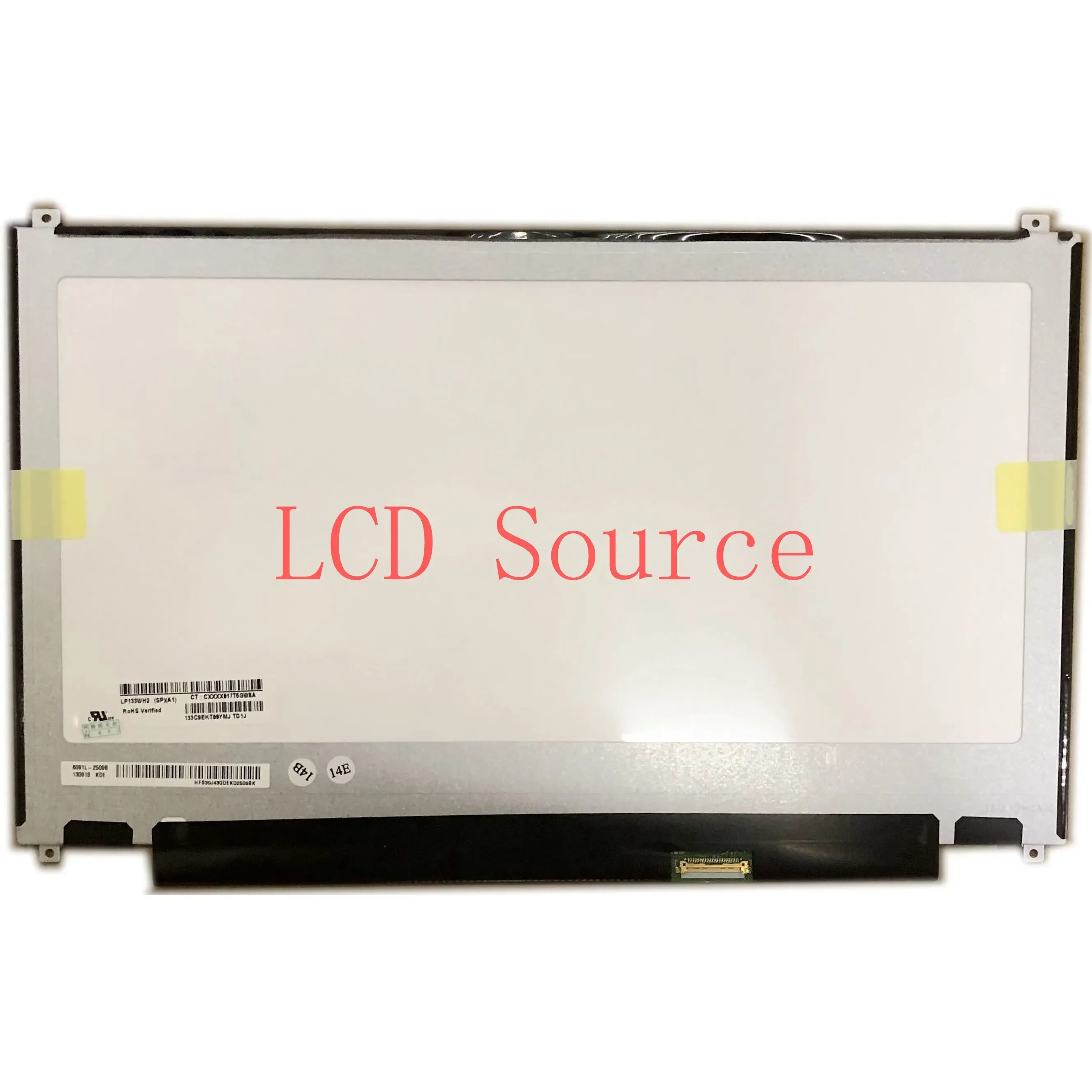 شاشة Lcd مع فتحات لولبية للكمبيوتر المحمول ، lp133w h2 spa1 lp133h2 (sp) (a1) 30pin