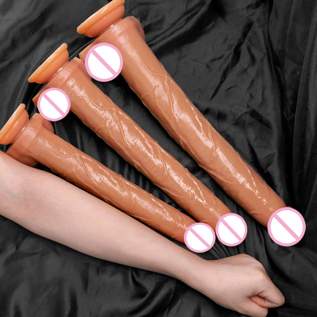 Long Realistic Dildo Female Masturbator Stimulate Vagina Big Penis Anal Plug Adult Real Phallus Sex Toys for Women Sex Products