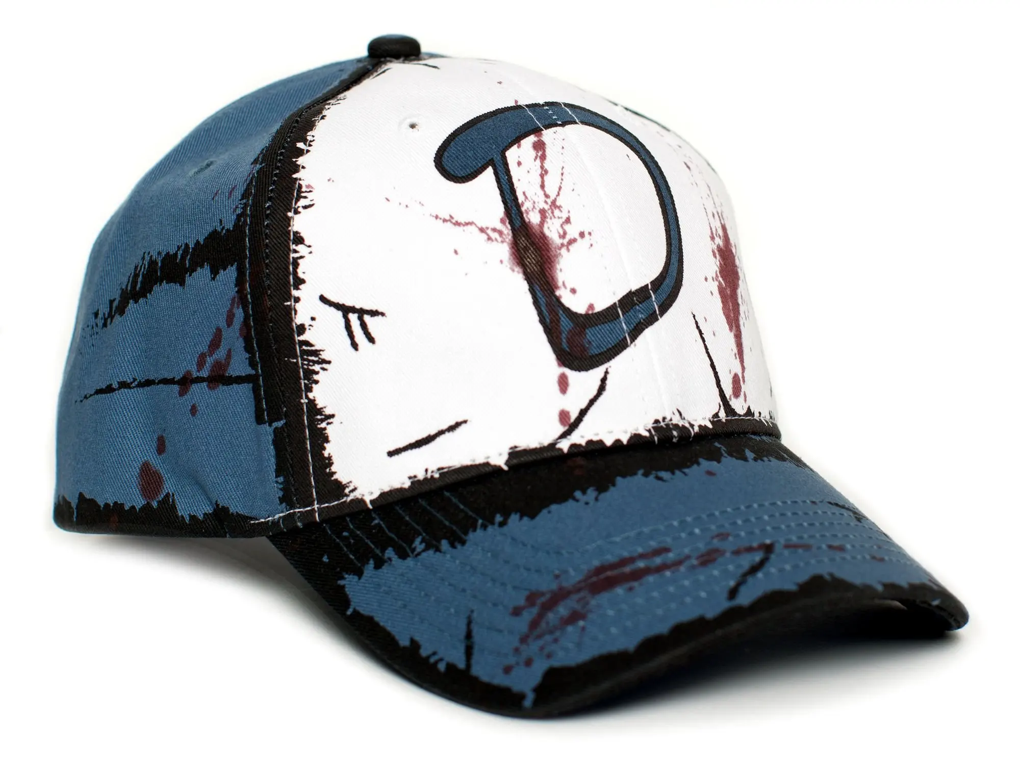 Custom Blood Stain & Dirt Dead Zombies Cap Hat Unisex Slate Baseball Caps Men Women Sports Cycling Headwear Bicycle Equipment