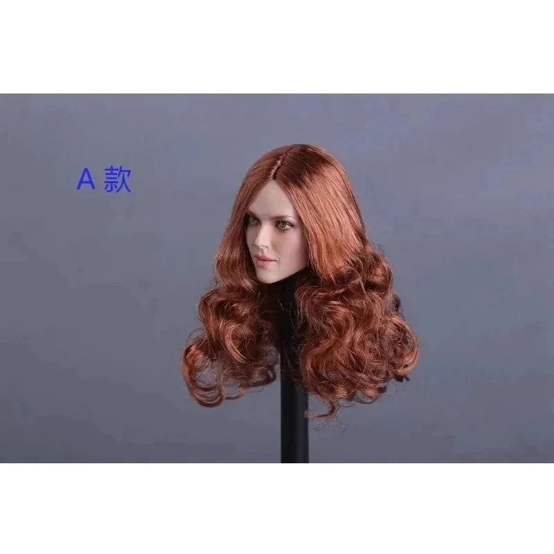 

GC009 1/6 Scale Long Curly Hair American stars Celebrities Head Sculpt Carving Head Played Model Fit 12" Suntan Figure PH Doll