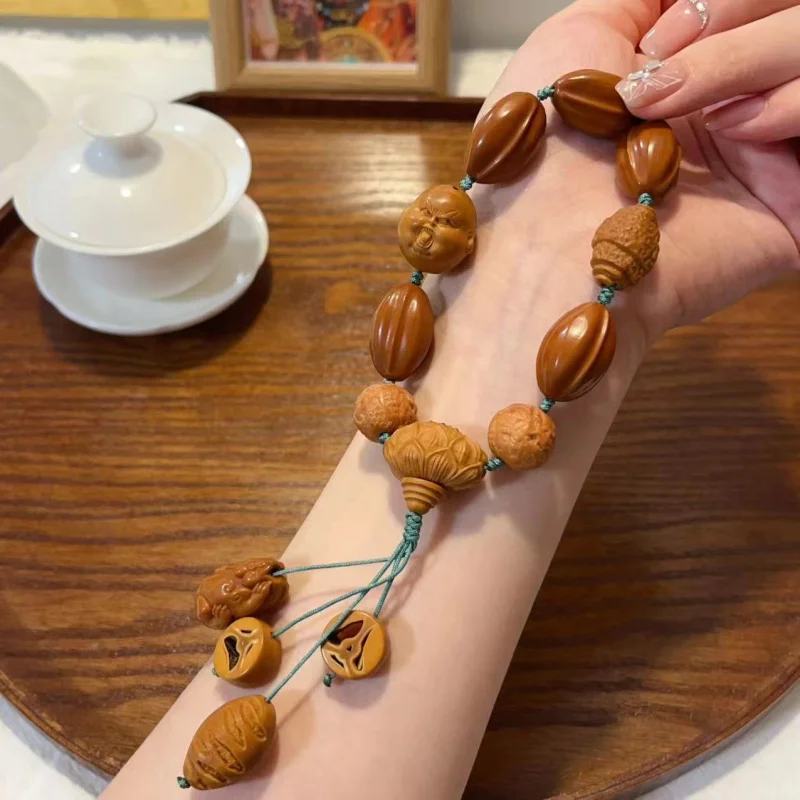 

New Boutique Olive Nut Duobao multi-element matching handheld crafts fashion bracelet