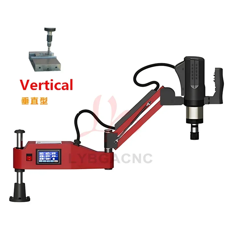 LY Vertical Type Universal Tapping Machine M2-M10 M3-M16 M3-M20 Electric Threading Tapper with Chucks Easy Arm Power Tool