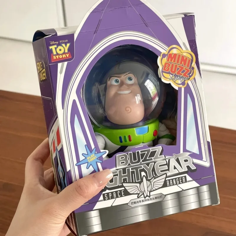 

Original Buzz Lightyear Bubble Head Toy Light Toy Storytrendy Game Console Speaker Toys Wireless Charger Roadblock Ligh Model