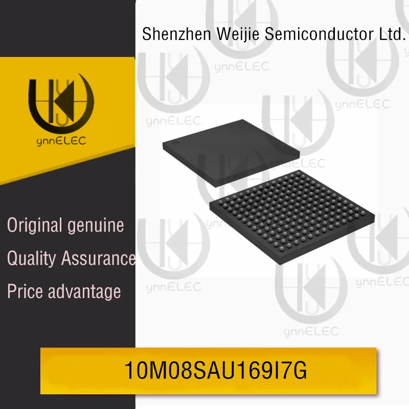 Original 10M08SAU169I7G 10 FPGA 8K Logic Elements 378Kb Flash UBGA-169 Industrial Grade