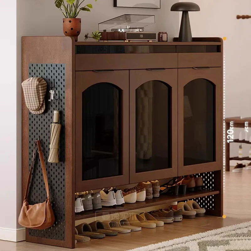 Storage Organizer Shoe Shelf Mobile Entrance Hall Modern Vertical Slippers Designer Shoe Cabinet Luxury Zapatero Home Furniture