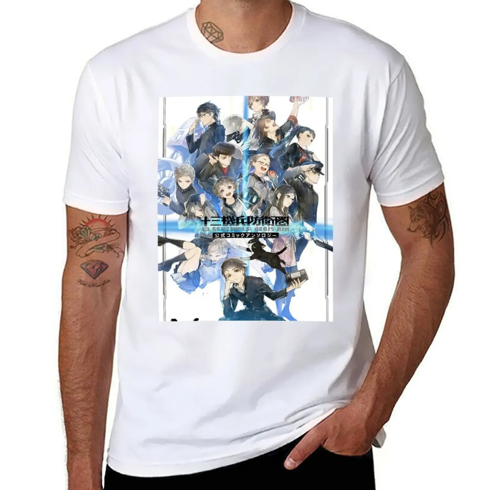 

13 Sentinels Aegis Rim Game T-Shirt t shirt for man 100 percent cotton t shirt man luxury T-Shirt