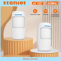 Staniot PIR Motion Detector Home Human Infrared Security Burglar Alarm Sensor Distance Detection 110° Support Low Voltage Alarm