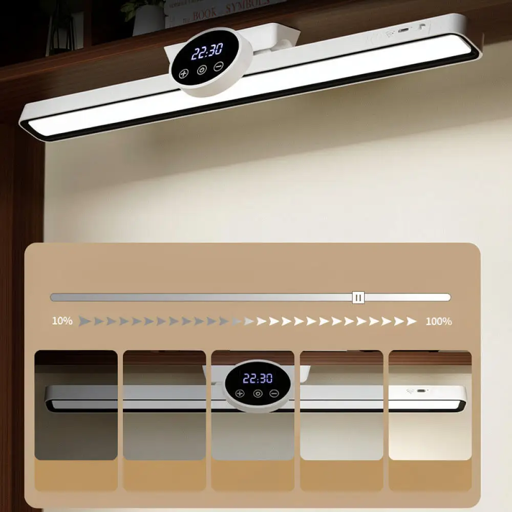 Adjustable LED Table Lamp Eye Protection Reading Light Rechargeable Magnetic Night Lamp For Bedroom Office Student Study Desk