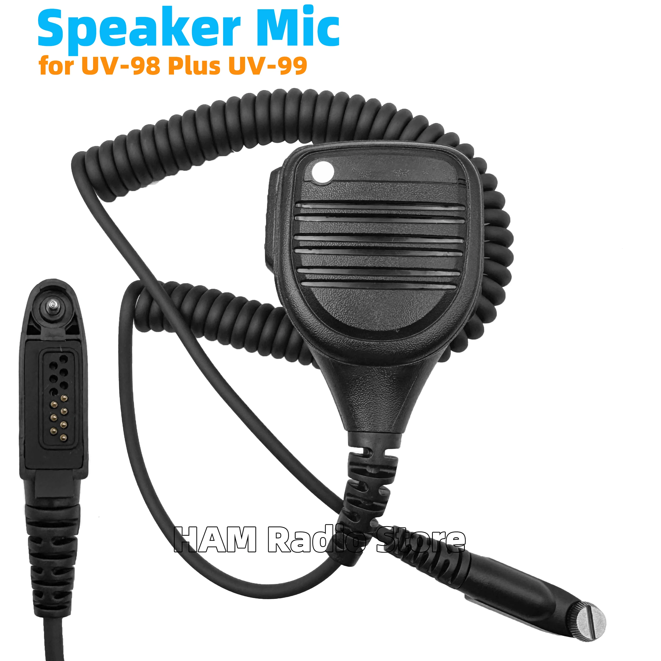 Walkie Talkie Microphone Speaker Mic For Iradio UV-98 Plus UV-99 Bajeton BJ-9000 Radtel RT-950 RT-950 PRO Radio