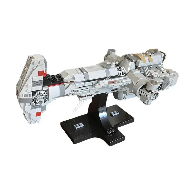 681PCS Starship Series Mid-Scale Hammerhead Corvette Model Moc Building Blocks Spacecraft Brick DIY Set Christmas Gifts Kid Toys view 2