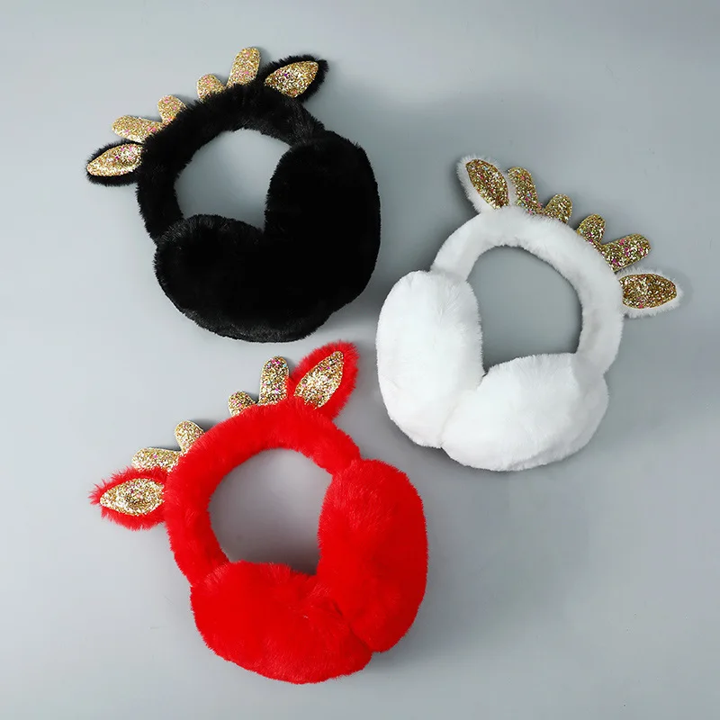 Earmuffs Earmuffs Warm Earmuffs Warm Earmuffs Female Winter Christmas Korean Version Cute Earbag Winter Earmuffs