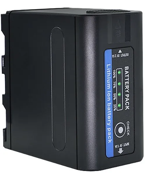 بطارية لبطاريات سوني ، ، ، ، ، ، ، ، ، ، ، NP F960 970 ، F970 ، F960 ، F550 ، F570 ، QM91D ،