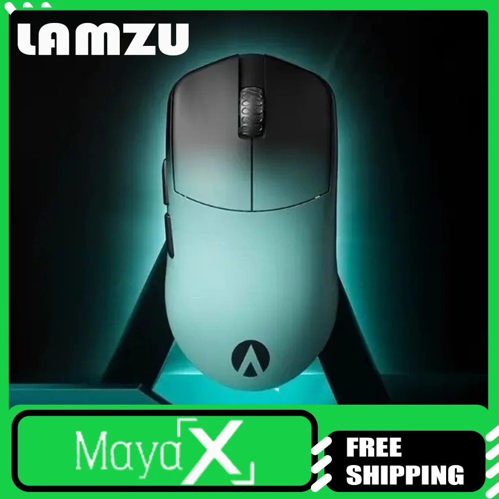 

Новая игровая мышь Lamzu MAYA X, оригинальная PAW3950 Nordic 52840 8K Dongle поставляется с 750IPS, 30K DPI, 2,4G, ноутбуком AURORA, настраиваемым