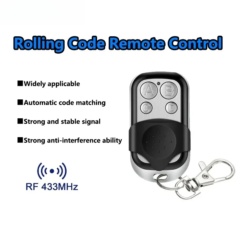 

Пульт дистанционного управления 433 МГц, универсальный гаражный ключ, устройство открывания гаражных ворот, дубликатор с дистанционным управлением, универсальная копия гаража