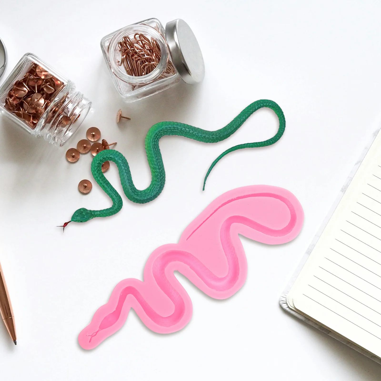 

Силиконовая форма в виде змеи для DIY кристаллов, проекты из эпоксидной смолы, большая реалистичная подвеска в виде змеи, брелок, силиконовая форма для подвески