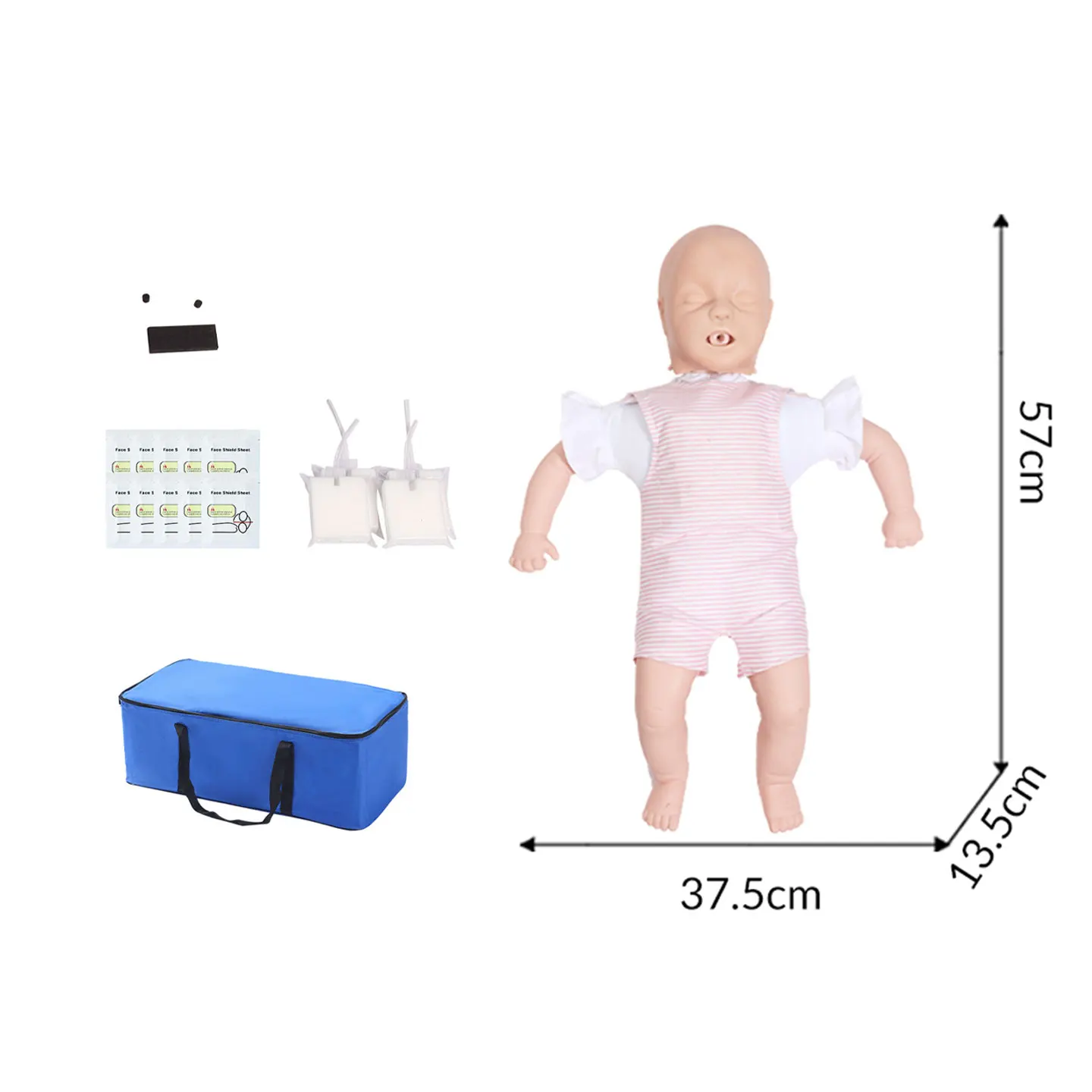 DARHMMY Infant Choking & Heimlich Manikin, Baby Airway Obstruction  First Aid Training Simulator for Nursing School