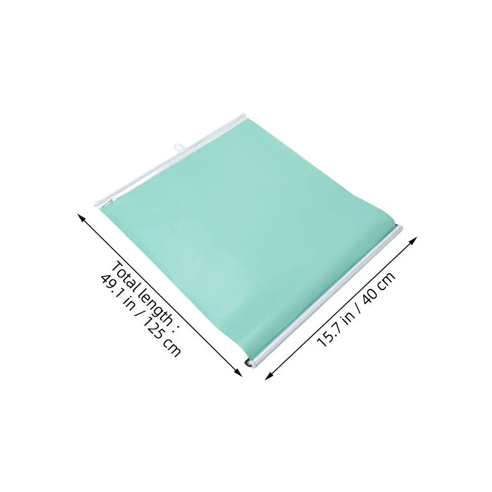 Suction Cup Blackout Shades 40x125cm No-Drill Window Cover Removable Reusable Privacy Roller Blinds Balcony Apartment Nursery