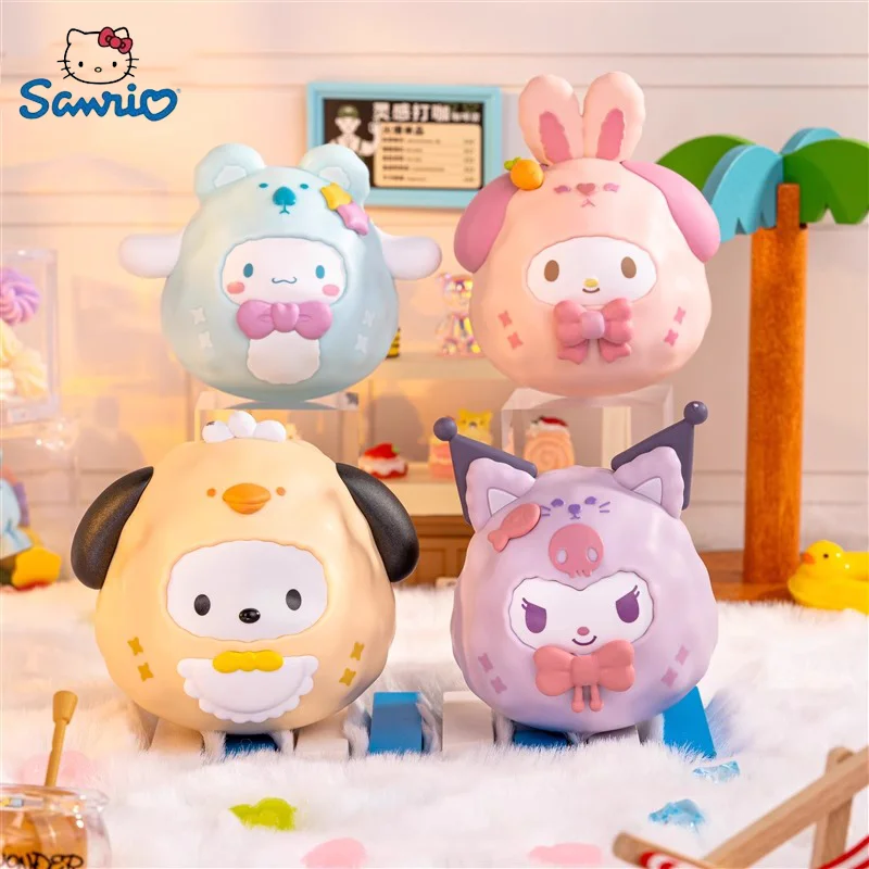 

Sanrio Creative Cartoon Tumbler Toy Action Figure Cinnamoroll My Melody Doll Tabletop Decoration Children's Birthday Presents