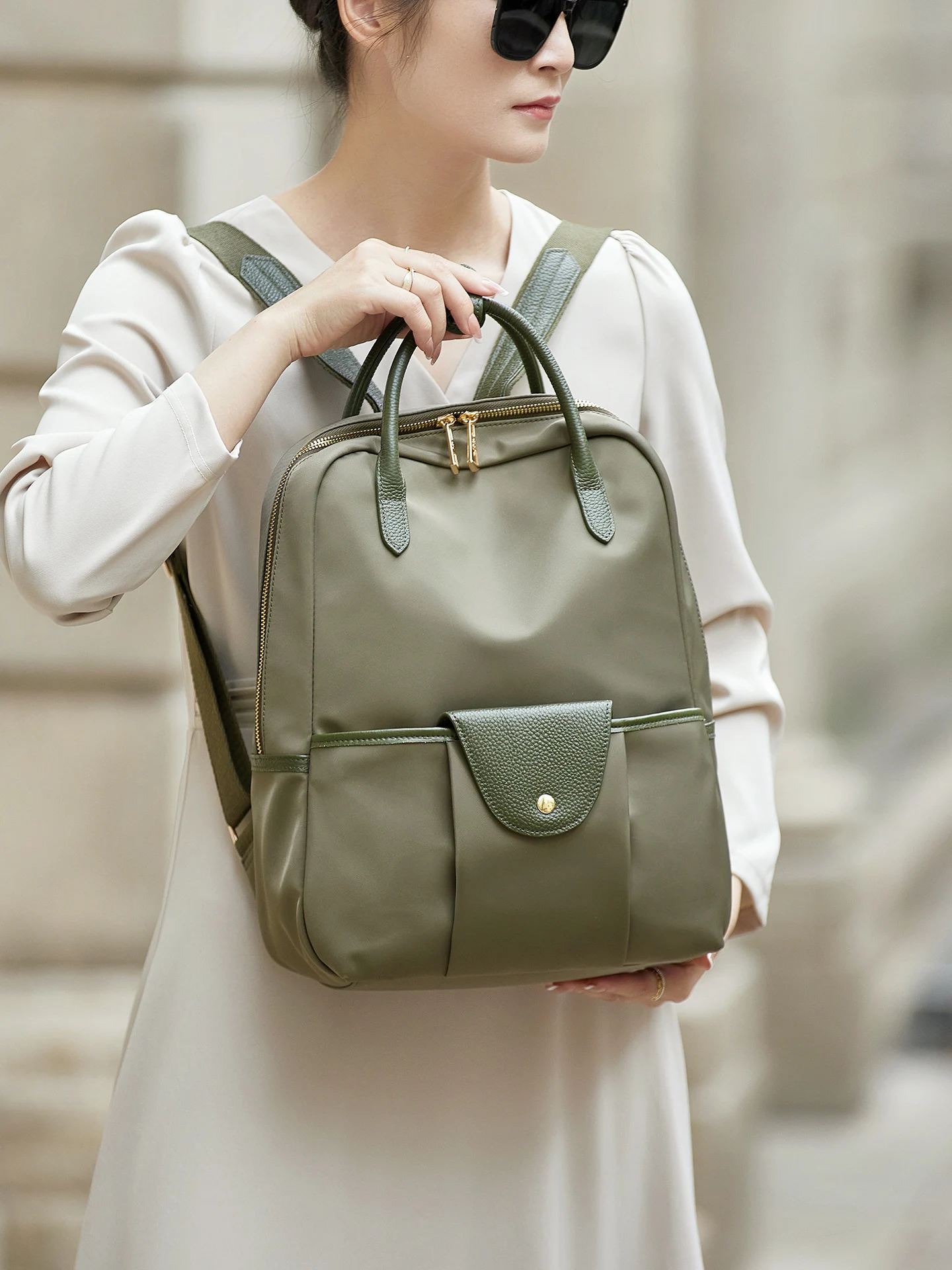 

New Arrived ZOOLER Women Travel Backpacks Schoolgirl Book Bag Travel Anti-theft Backpack Vintage Female Functional Bags- JH625