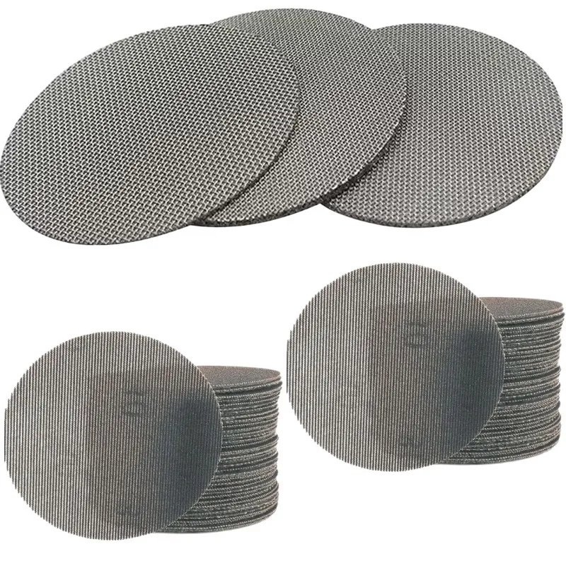 

7pcs 5" 180 Grit Round Sanding Pads, Fine Finish, Auto Paint Scratch Repair