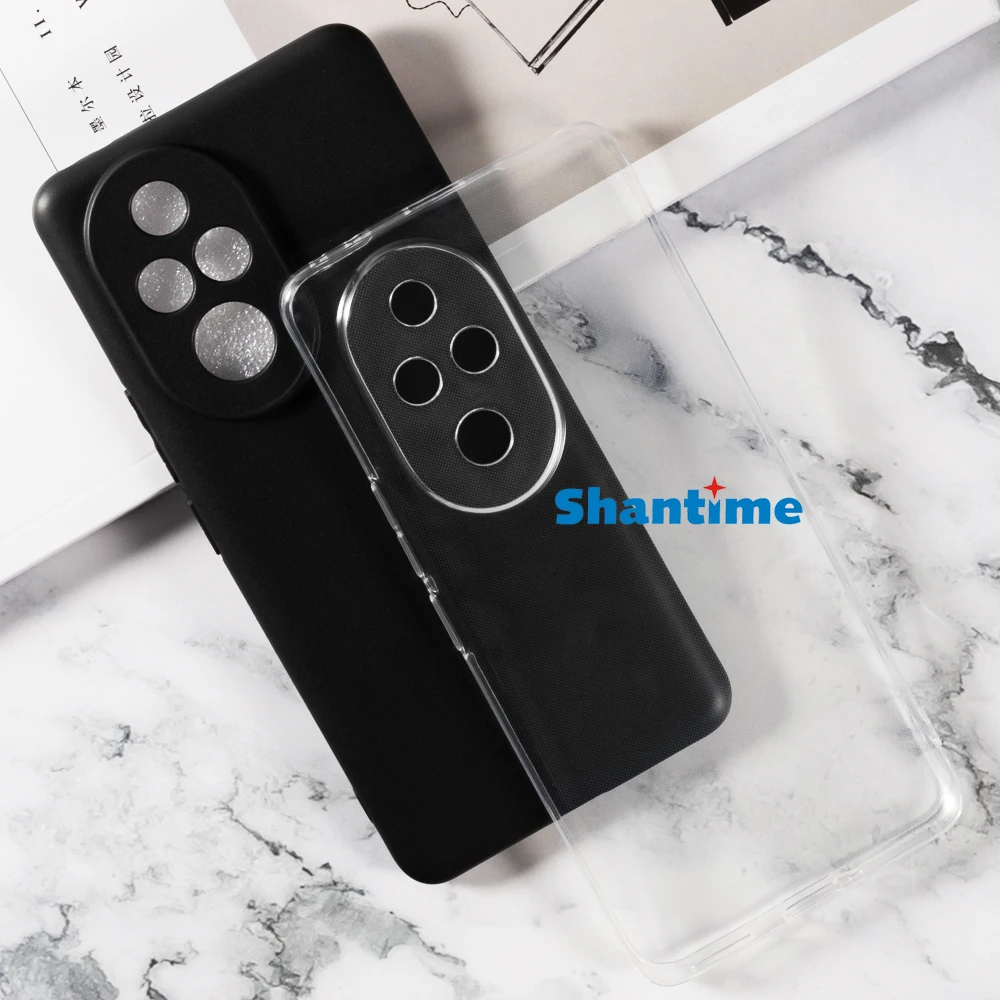 Custodia Cover posteriore opaca in silicone morbido TPU per Huawei Honor 200 Pro 5G Custodia per telefono Slim shockproo