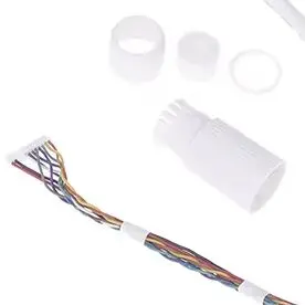 Ethernet Lan Cable POE RJ45 Network Cable 10 Pin 10 Core 12 Pin 10 Core Tail Line Waterproof Cap For Camera
