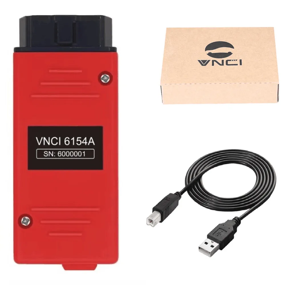 VNCI 6154 A 9.10 Support CAN FD DoIP Protocol Original Driver Cover SVCI 6154A 6154 5054A DOIP Diagnostic and Programming