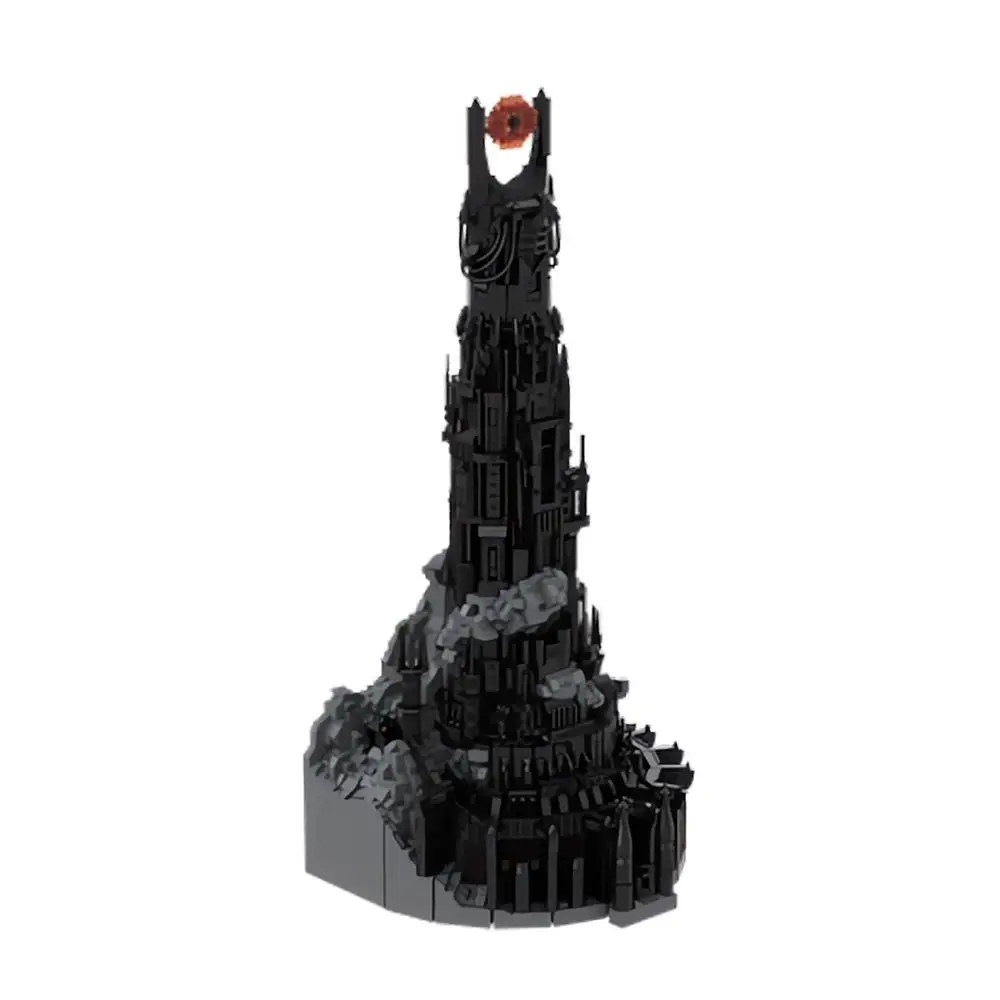 

5996 Pieces Movie Fortress LOTR Barad-dur UCS Scale Orthanc Medieval Castle Building Blocks Toy