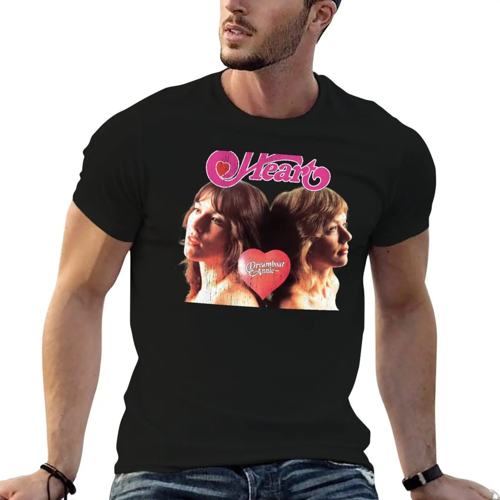 

Heart: Dreamboat Annie T-Shirt anime t shirts Aesthetic clothing customizeds mens funny t shirts