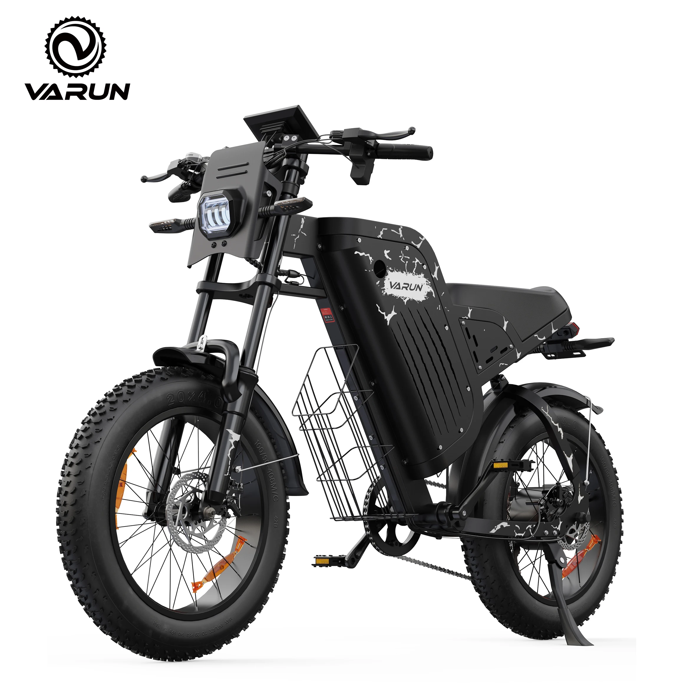 

Varun X-Plorer Rapto Adult Electric Dirt Bike, 48V 20.8Ah Battery, 1000W Peak Power, 20" Fat Tire, 28MPH Max Speed