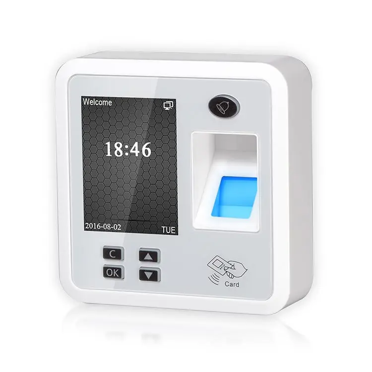 TFS28 Smart Biometric Time Clock Night Vision Motion Detection Fingerprint/IC  Access Control TCP/IP WiFi Cloud-Enabled
