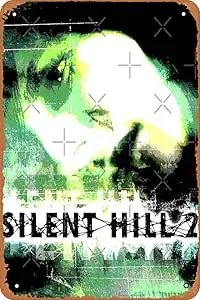 Metal Sign - Silent Hill 2 (Black) Tin Poster 12 X 8 Inches 1pc sign sign