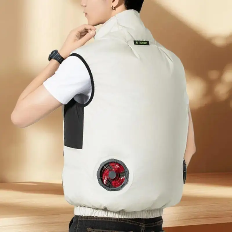 1/2Pcs 웨어러블 에어컨 의류 팬 12V 높은 풍력 냉각 공기 팬 하이킹 낚시 의류 액세서리