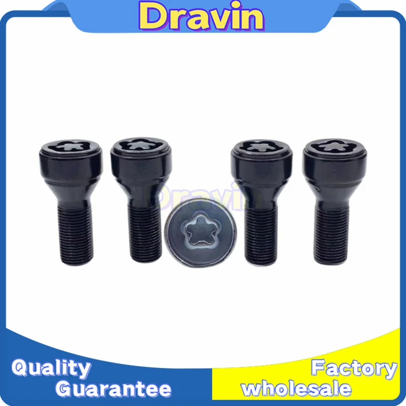 M14x1.25 Tire Screw Bolts Wheel Bolt Lock Key 36136792851 36 13 6 792 851 For BMW X3 X5 X6 5 7 Series F20 F30 F10 G30 2010-2018