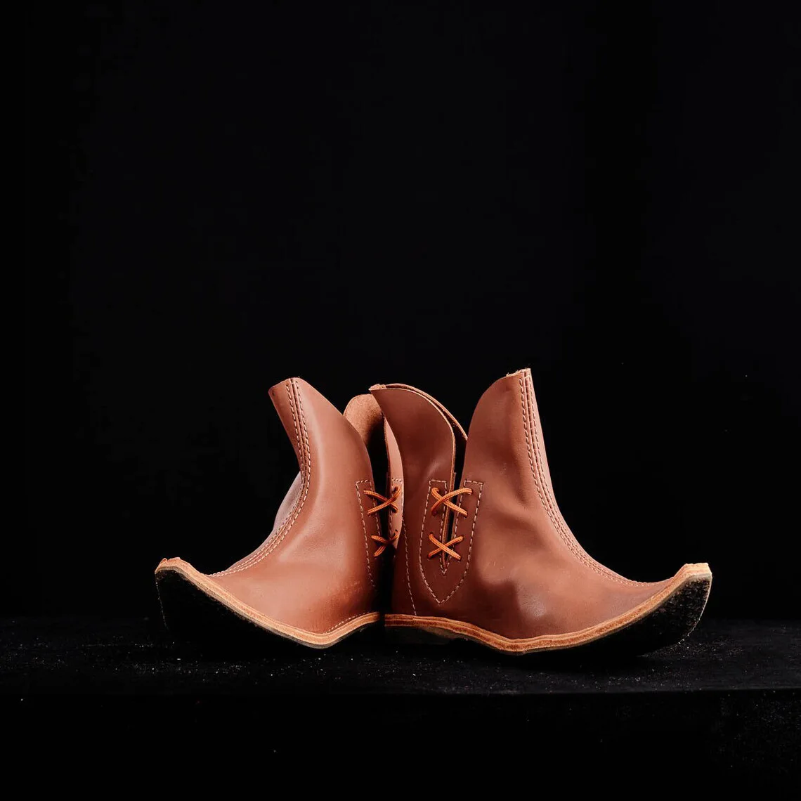 Mittelalterliche Renaissance-Elfen-Stiefeletten für Erwachsene, Europäische Rollenspiel-Stiefel mit Gekräuselter Zehenpartie, Halloween-Piraten-Cosplay-Kurzschuhe – Detail 7