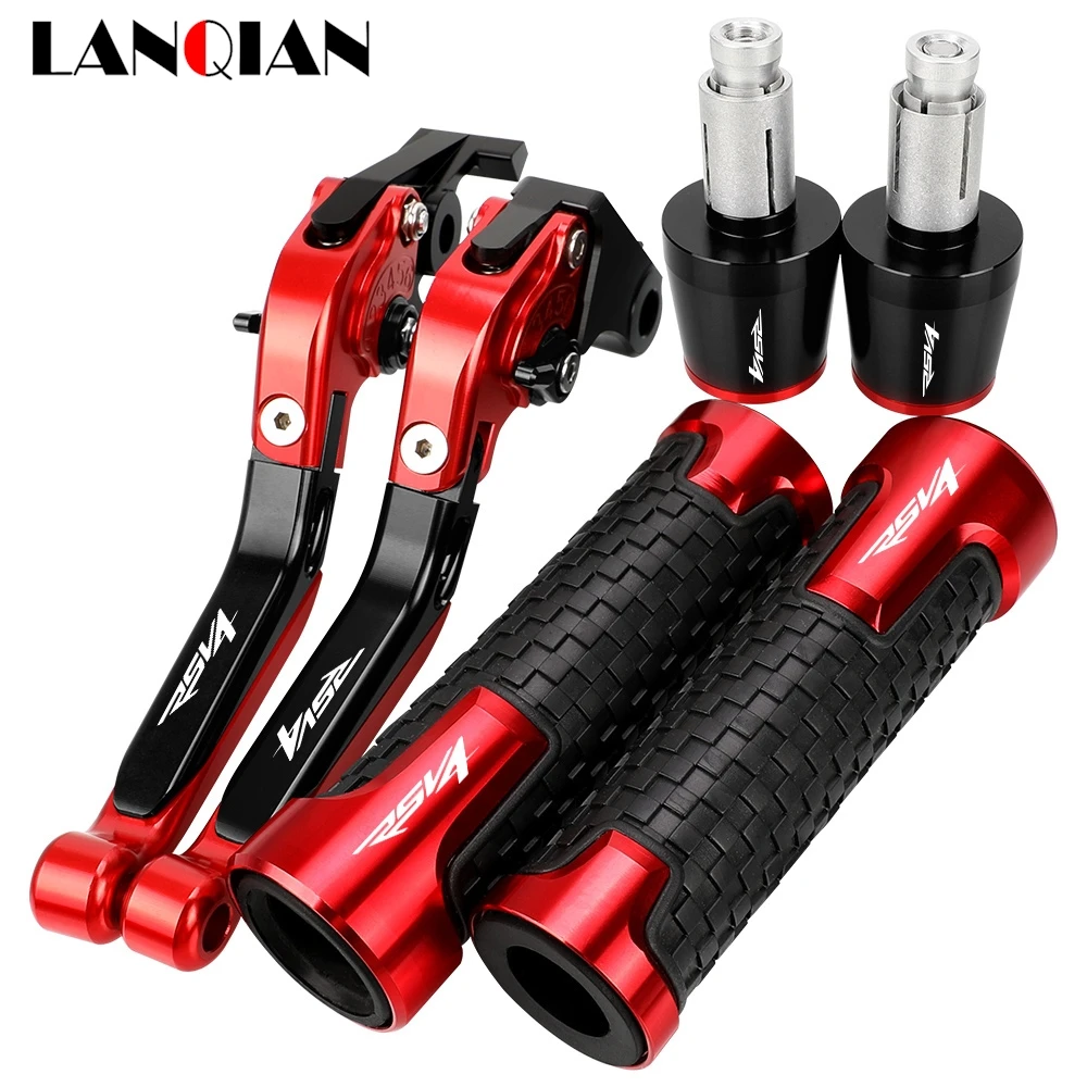 

For Aprilia RSV4 RSV4RR RSV 4 RSV4R Factory 2009-2019 Motorcycle Accessories Extendable Brake Clutch Levers Handlebar Grips Ends