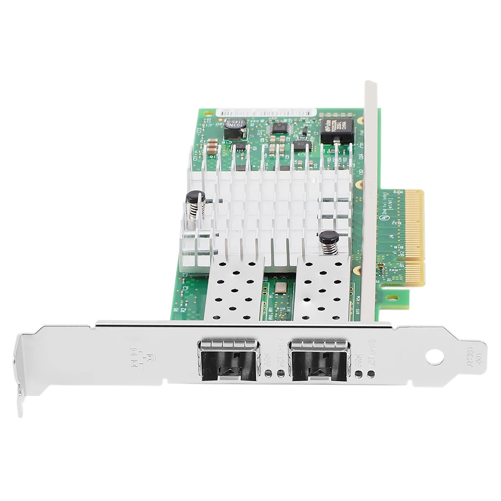 PCI Express 2.0 X8 10G Gigabit Ethernet Network Card Dual SFP+ Full Half Duplex Auto For Cloud Computing HPC NAS Storage Server