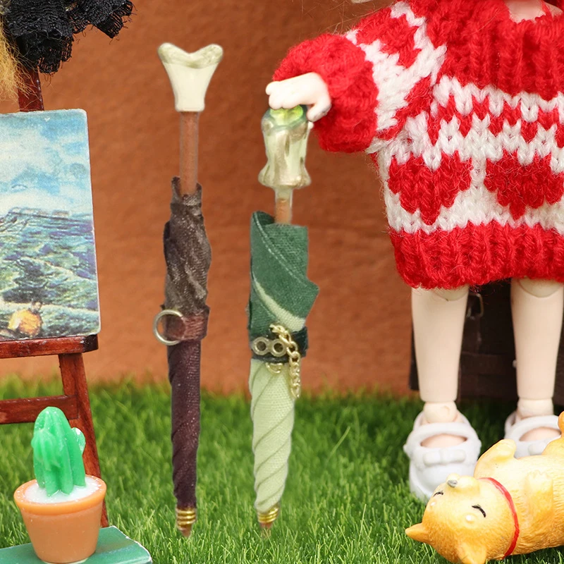 

1/12 Dollhouse Umbrella Model, Pretend Play, Miniature Décor
