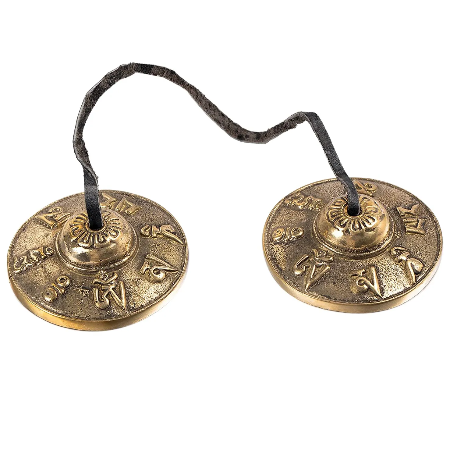 

Tibetan Tingsha Cymbals Meditation Bells 6.5 cm Meditation Chime Bells,Meditation Yoga Bell for Percussion Instrument