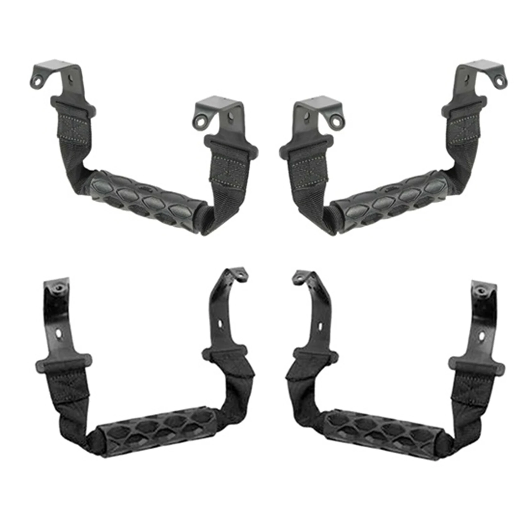 4Pcs Front&Rear Top Roof Roll Bar Grab Handles Fit for Jeep Wrangler JL Gladiator JT 2018 2019 2020 82215523 82215524