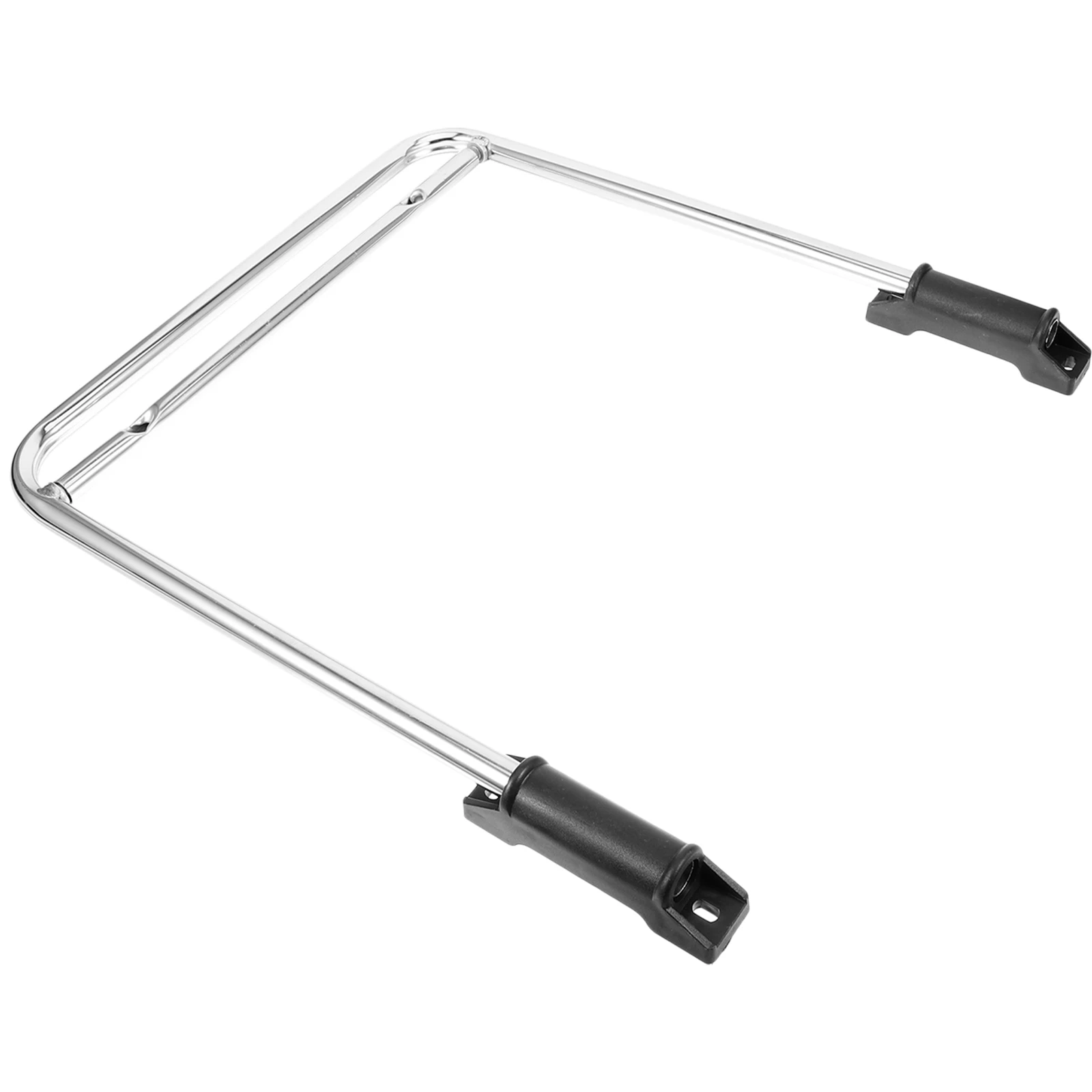 

1pc Telescopic Footrest Frame Stainless Steel Office Desk Chair Pedal Rest Replacement Swivel Leg Support Cushion Footstool
