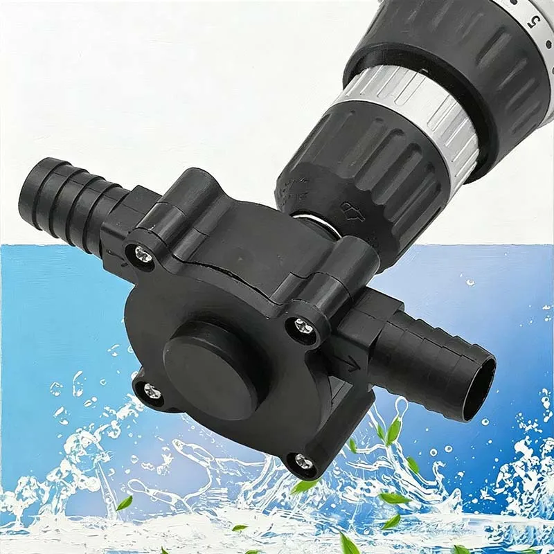Household Small Water Pump Hand Electric Drill Water Pump Convenient DC Water Pump Self Suction Centrifugal Pump Tool Accessory