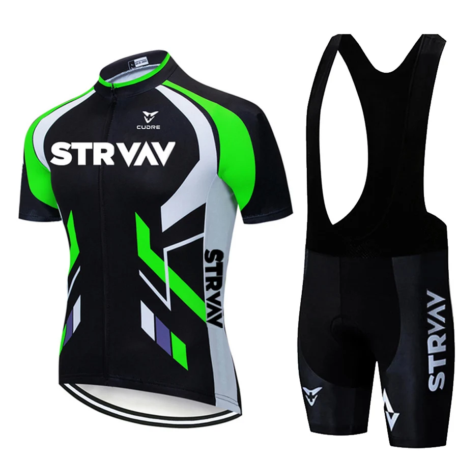 

STRVAV-Breathable Cycling Jersey Set, Bike Uniform, Road Bicycle Jerseys, MTB Bicycle Wear, Summer Wear, 2022