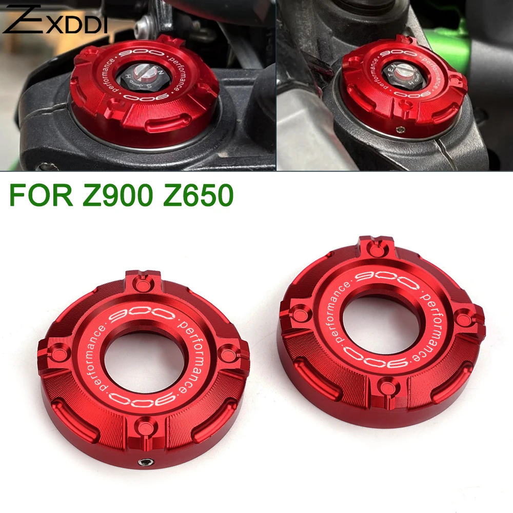 

For Kawasaki Z900 Z650 Z 900 650 RS 2017-2025 Aluminum Motorcycle Accessories Shock-absorbing Cap Three-Star Column Trim Cover