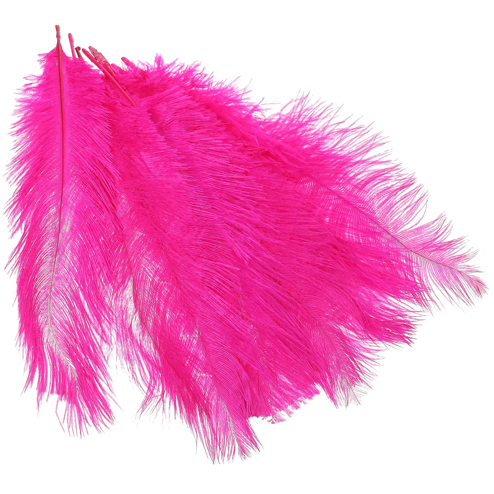 

10pcs Dyeing Ostrich Plumes Wedding Party Decoration Diy Crafts Home Table Centerpieces Adornment Bulk Ornament